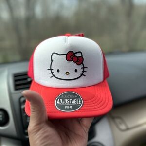 Hello Kitty Red and White Cap